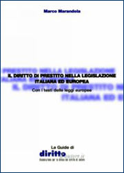 Il diritto di prestito nella legislazione italiana ed europea