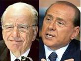 Rupert Murdoch e Silvio Berlusconi