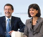 Serge Tchuruk e Patricia Russo