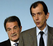 Romano Prodi e Silvio Sircana