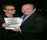 McGuinness e Bono Vox