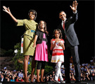 Obama e famiglia