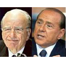 Rupert Murdoch e Silvio Berlusconi