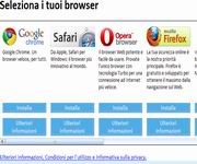 Scelta del browser