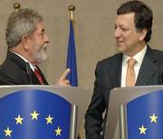 Luiz Inácio Lula da Silva e José Manuel Barroso