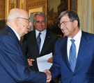 Giorgio Napolitano e Corrado Calabrò