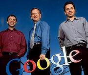 Larry Page, Sergey Brin, Eric Schmidt