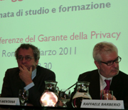 Enrico Mentana e Raffaele Barberio
