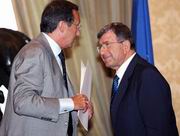 Gianfranco Fini e Corrado Calabrò