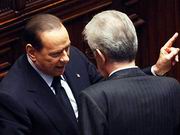 Silvio Berlusconi e Mario Monti
