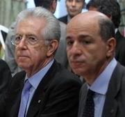 Mario Monti e Corrado Passera