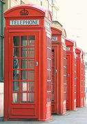 Red phone-box