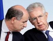 Corrado Passera e Mario Monti