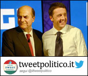 Tweetpolitico: Pierluigi Bersani e Matteo Renzi