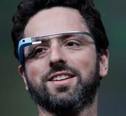 Sergey Brin con i Google Glass