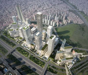 Smart City Istanbul_Render by HOK