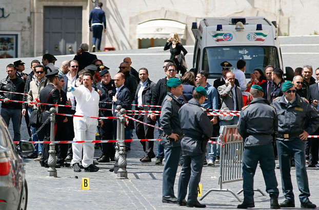 Sparatoria a Palazzo Chigi