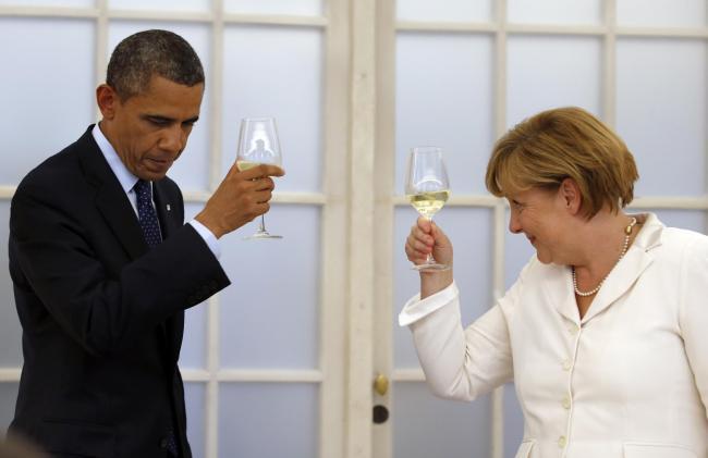 Angela Merkel Barack Obama