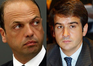 Angelino Alfano e Raffaele Fitto