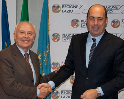 Nicola Zingaretti e Giovanni Lelli