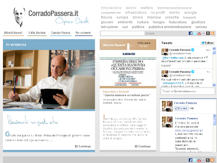 Corradopassera.it