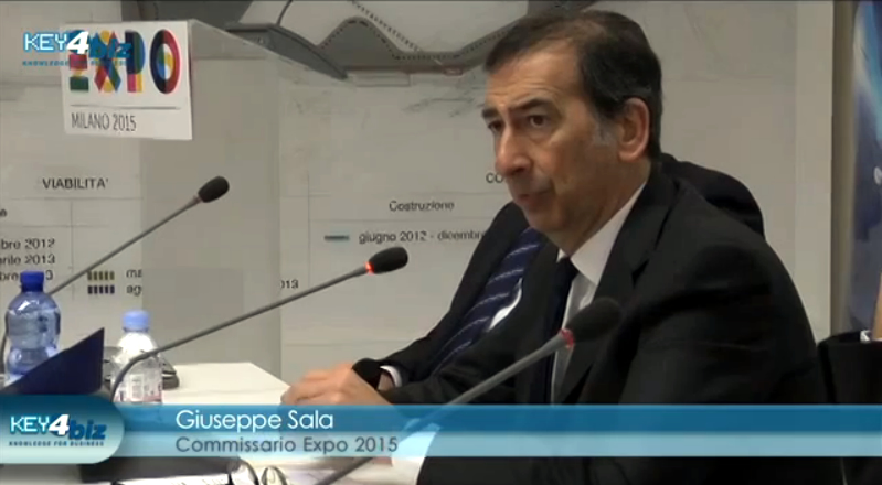 Eutelsat-Expo intervento di Giuseppe Sala