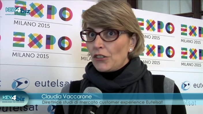 Eutelsat-Expo intervista a Claudia Vaccarone