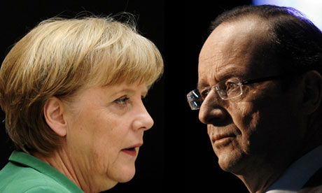 Angela Merkel e Francois Hollande