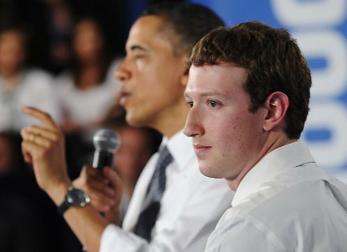 Barack Obama, Mark Zuckerberg