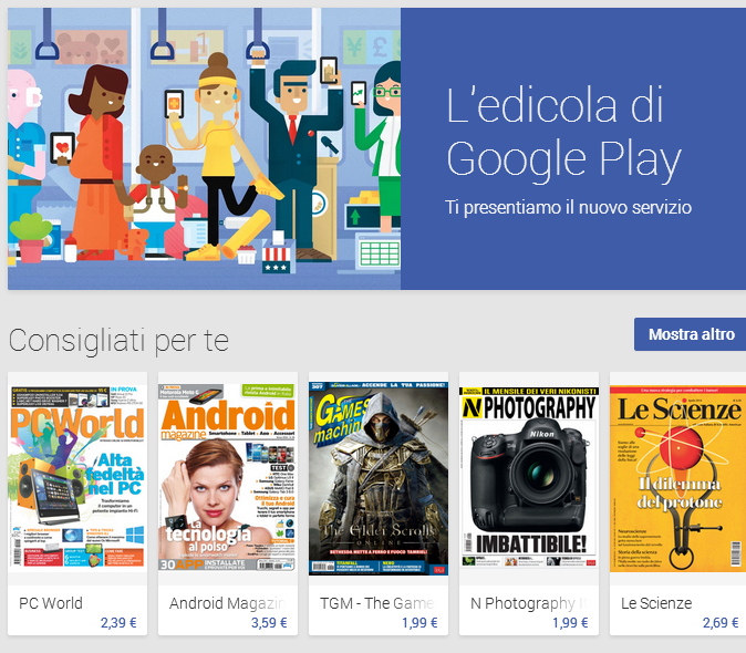 Google Play Edicola