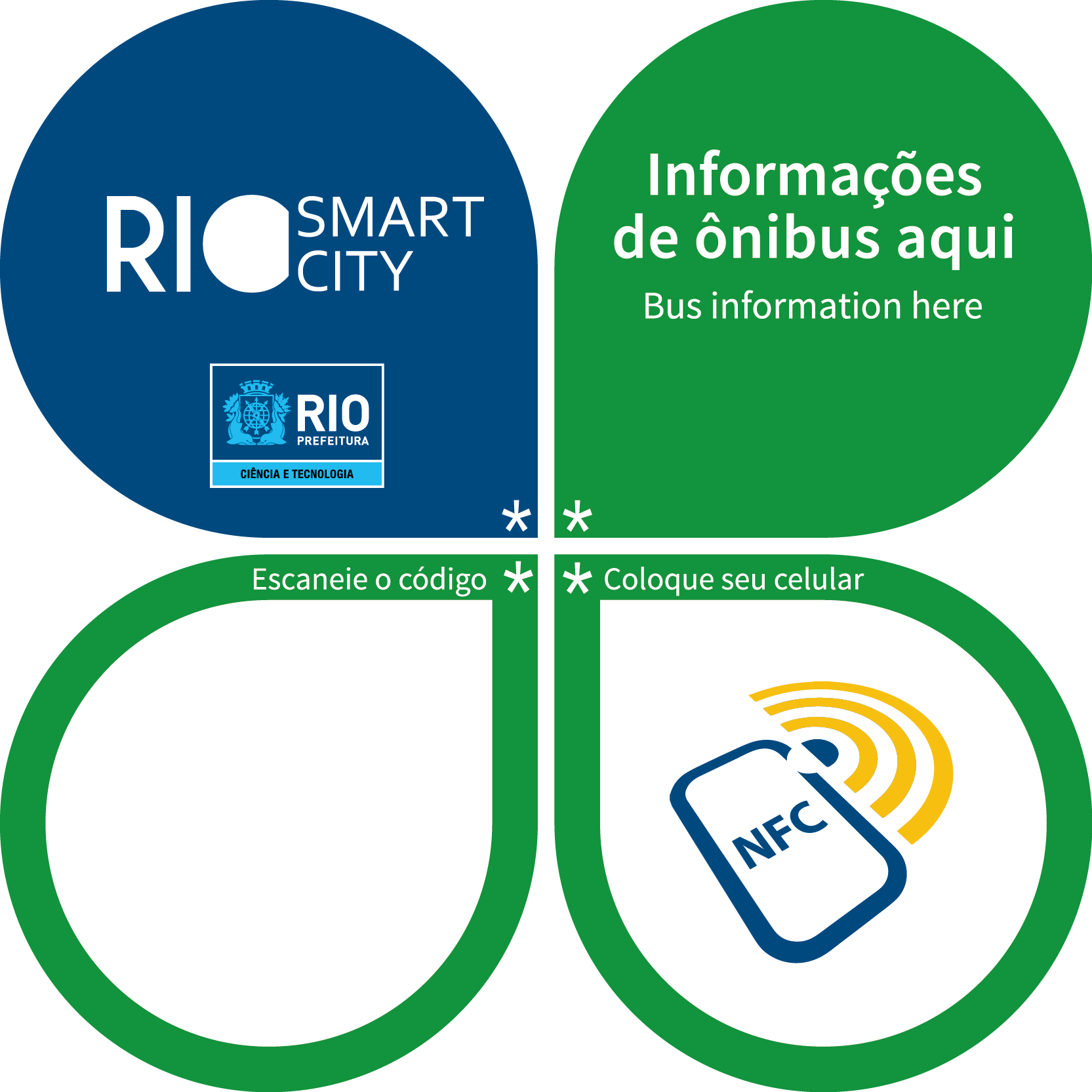 Smart City Rio_Adesivi NFC_QRCode
