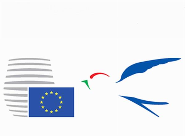 Logo Semestre di presidenza italiana Ue