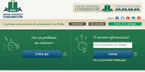 Unione Nazionale Consumatori, nuova pagina online per reclami e segnalazioni