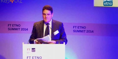 FT-ETNO Summit 2014, Luigi Gambardella, Executive Board Chairman, ETNO