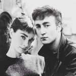 Audrey Hepburn and John Lennon