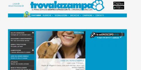 Startup: ‘Trova La Zampa’, nuova app dedicata agli amici animali