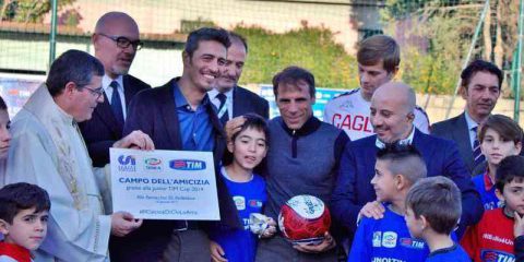 Junior TIM Cup – Il calcio negli oratori: inaugurazione con Pif, Zola e Longo