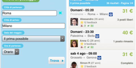 App4Italy. La recensione del giorno: Blablacar