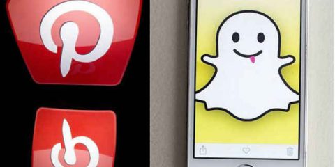 Pinterest e Snapchat, valore raddoppiato in pochi mesi