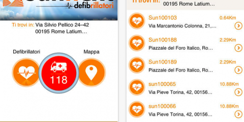 App4Italy. La recensione del giorno: Defibrillatori