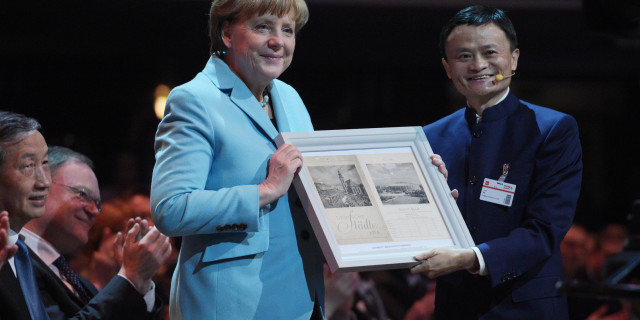 Angela Merkel Jack Ma