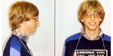 Ecco Bill Gates nel 1977: arrestato per guida senza patente…