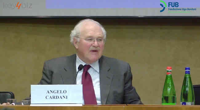 Angelo Cardani, Presidente Agcom, interviene al convegno FUB