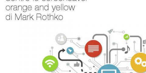 Tramontare dentro lo screensaver orange and yellow di Mark Rothko