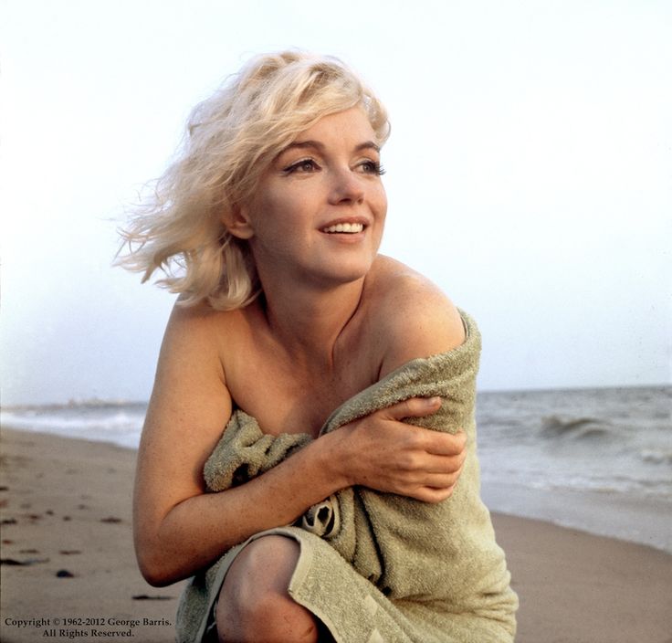 Marilyn Monroe sulla spiaggia di Santa Monica