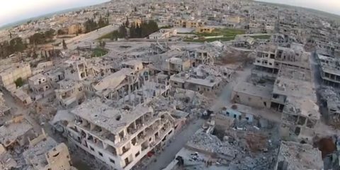 Video Droni. In scena la distruzione della città di Kobane occupata dall’ISIS
