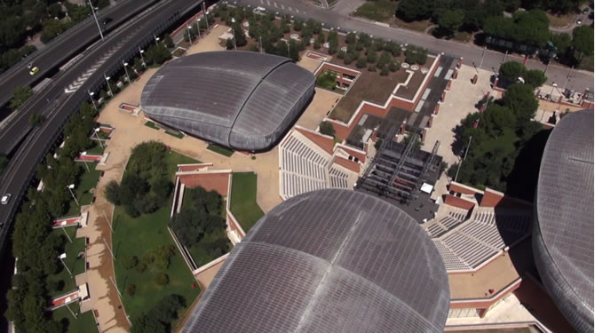 Auditorium di roma riprese aeree