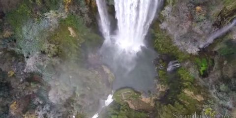 Video Droni. La cascata delle Marmore viste dal drone