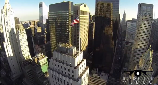 New York ripresa da un drone