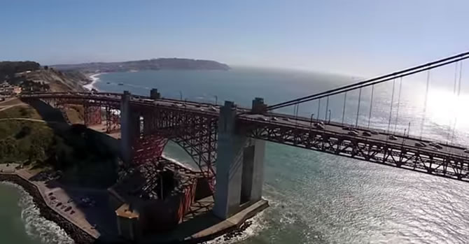 San Francisco vista da un drone